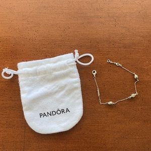 Authentic Pandora Love Pods Silver bracelet